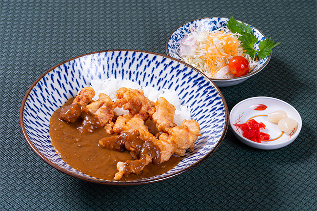 鳥天カレー