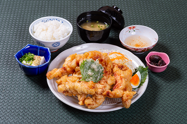 とり天定食